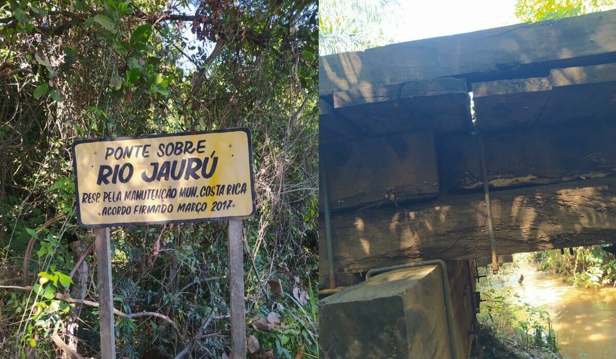 Imagem de compartilhamento para o artigo Após denúncia de moradores, ponte na Furnas do Jaurú deve iniciar obra na próxima segunda da MS Todo dia